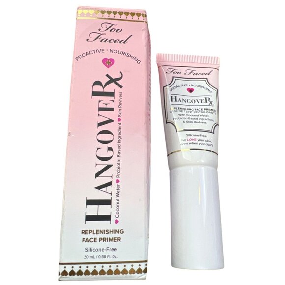 Too Faced Hangover Replenishing Face Primer 0.68 Fl Oz Silicone-Free Nourishing - Picture 1 of 4